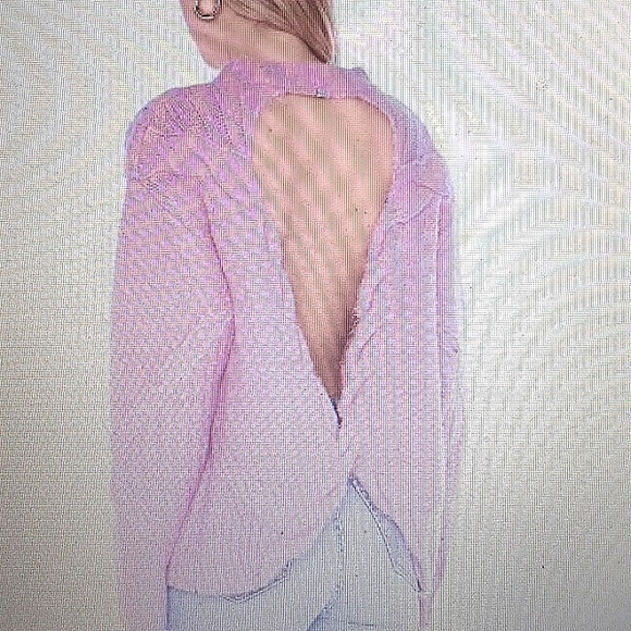 For Love and lemons...CARLY BACKLESS SWEATER..SMALL - Picture 3 of 10